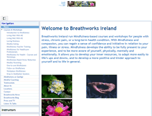 Tablet Screenshot of breathworks.ie